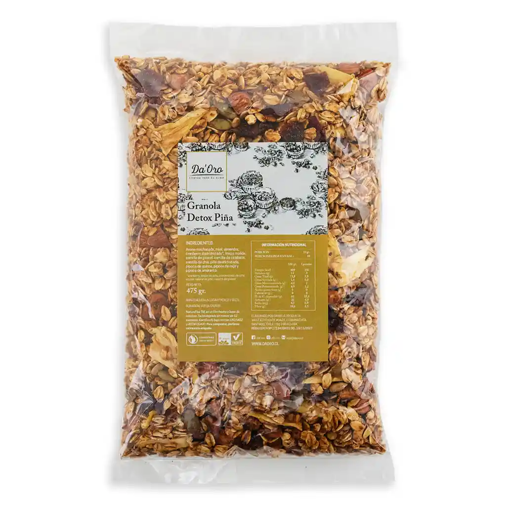 Granola Detox Piña Cranberry | Da Oro