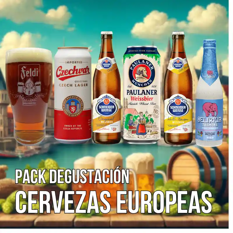 Pack Regalo Degustación Europeas + Vaso