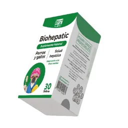 Biohepatic, Suplemento Natural-pet Para Perros Y Gatos (30 Sobres)