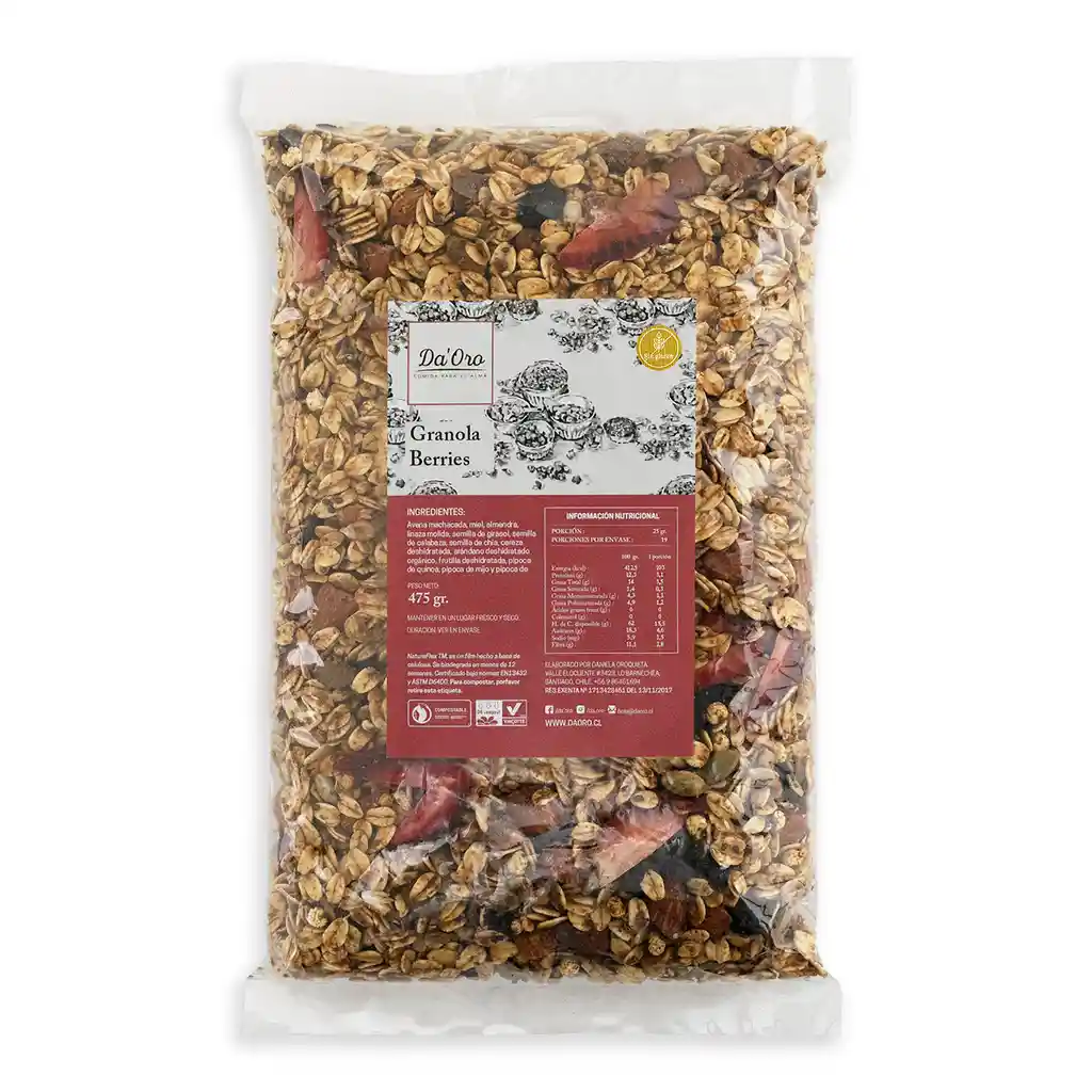 Granola Sin Gluten Berries | Daoro