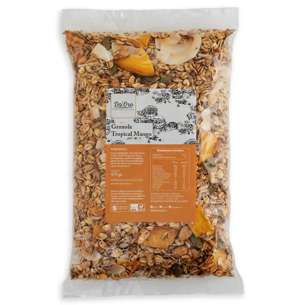 Granola Tropical Mango | Da Oro