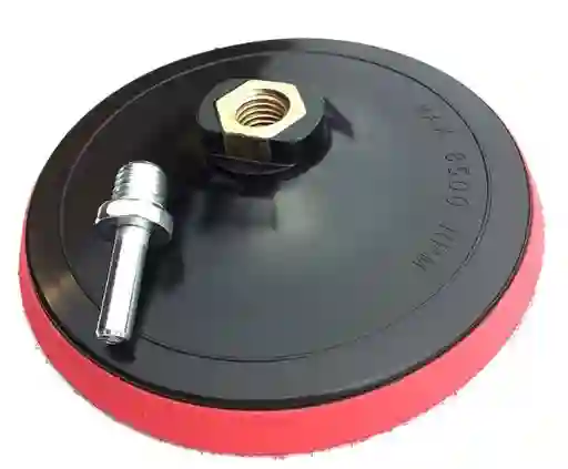 Plato De Soporte Para Discos Respaldo Velcro 115mm