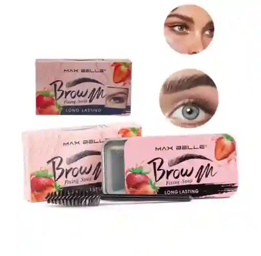 Maxbelle · Jabón Fijador Para Cejas Con Cepillo Aplicador