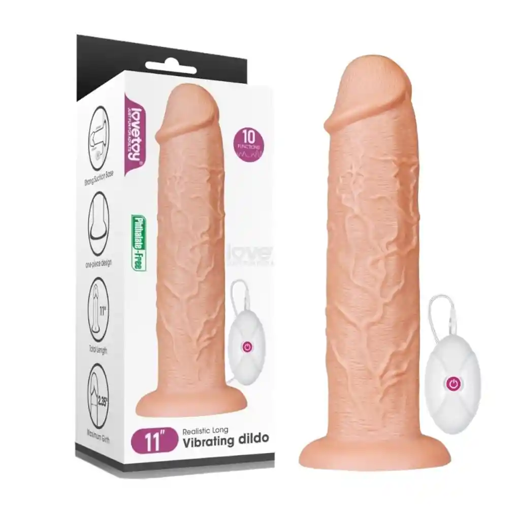 Dildo Vibrador Lovetoy 28 Cm