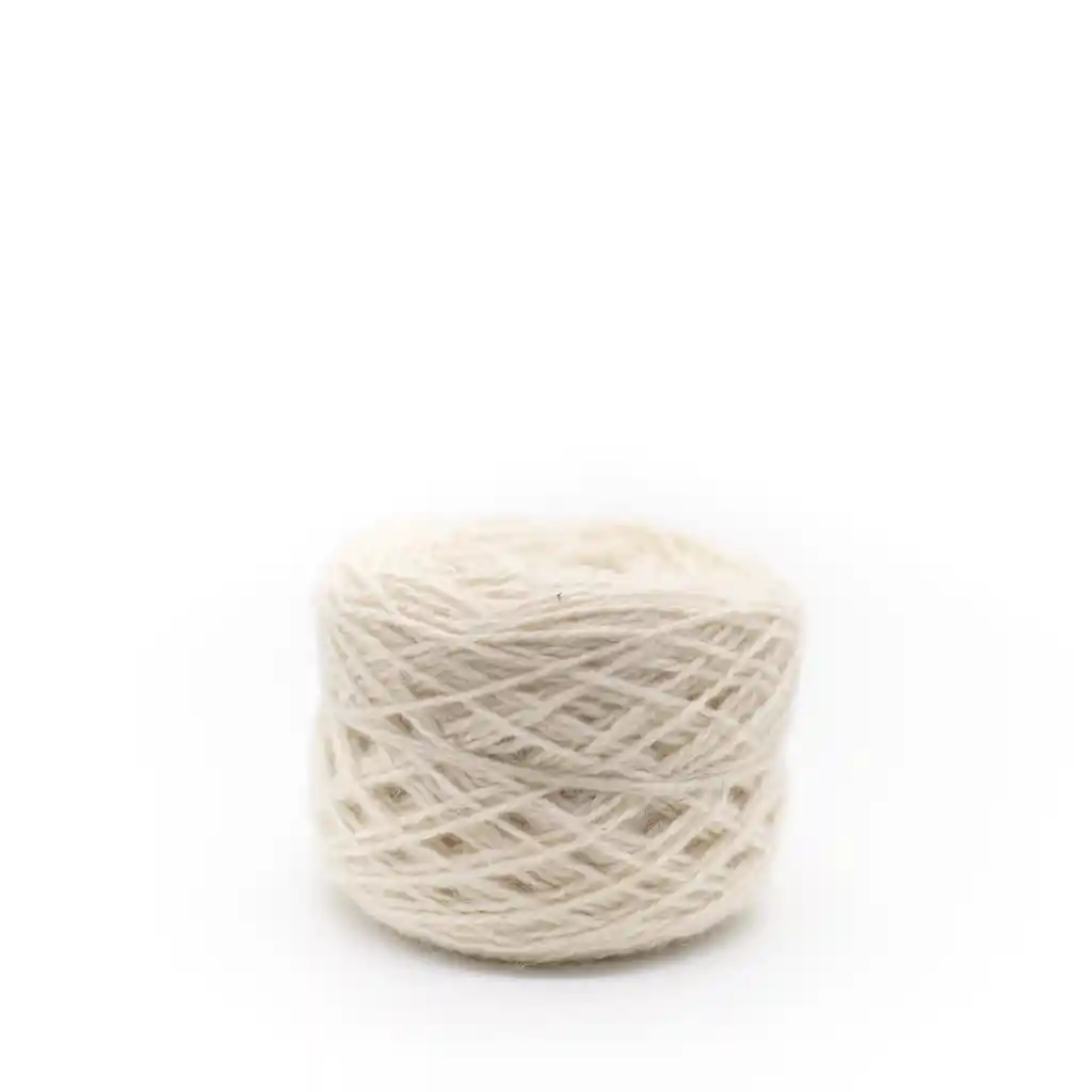 Ovillo Lana De Alpaca Crudo