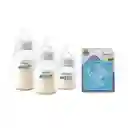 Set Mamadera Anti-colic 125-260-330 Ml + Letrero