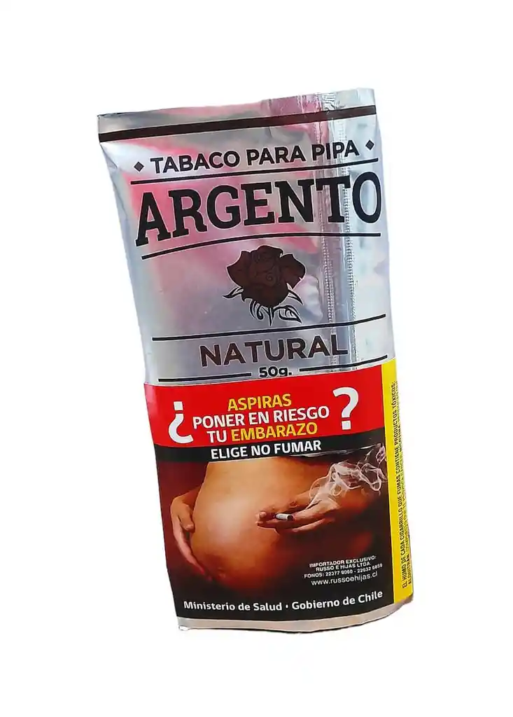 Tabaco Argento Para Pipa Natural