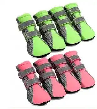 Wonder Dog - Zapatos Para Perros Talla Xl (rosa O Verde)