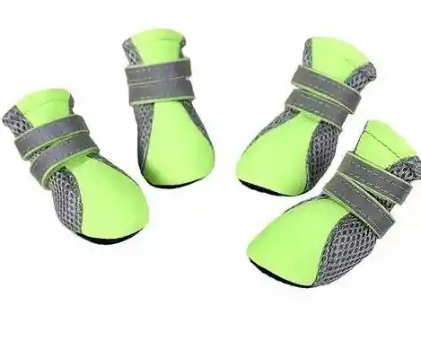 Wonder Dog - Zapatos Para Perros Talla L (colores Verde O Rosado Segun Disponibilidadd)