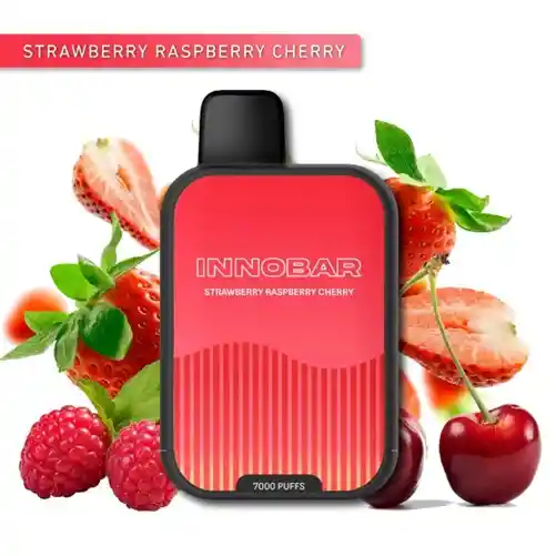 Vaper Innobar 7000 Puffs – Strawberry Raspberry Cherry