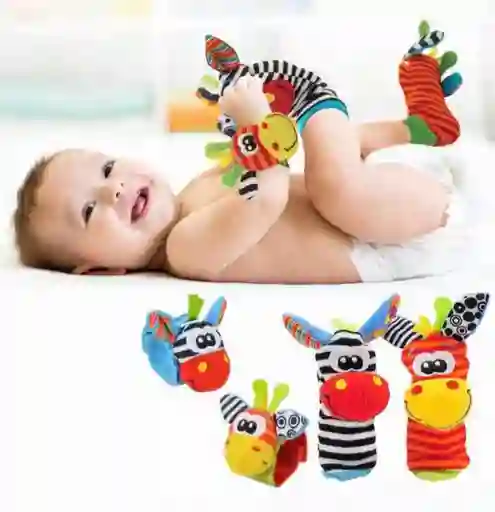 Set Calcetín Y Pulseras Sensoriales Bebes