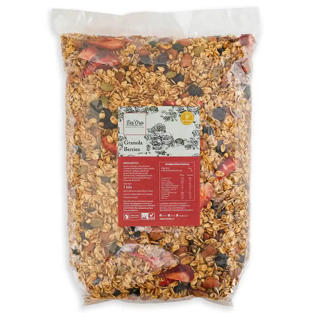 Granola Sin Gluten Berries Familiar | Daoro