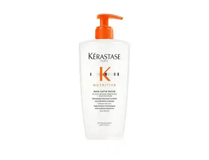 Bain Satin Riche Nutritive 500ml Shampoo Pelo Seco Kérastase