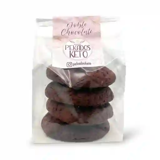 Keto Galletas Doble Chocolate (4 Unds)