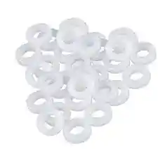 Golilla Plana Nylon Blanco Varios Tamaños