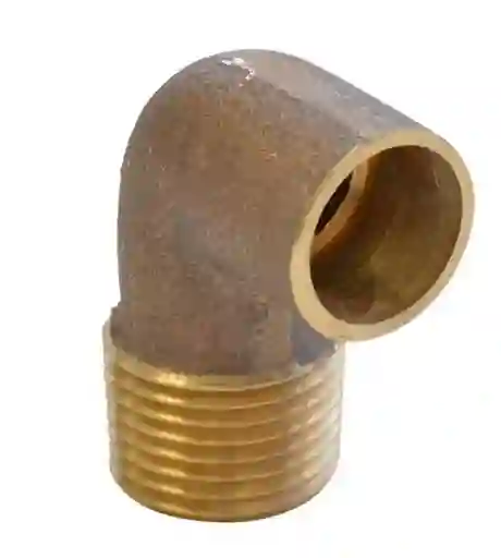 Codo Terminal Bronce 1/2'' So-he