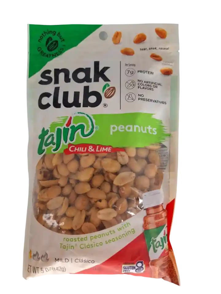 Snack Club Tajin Peanuts 142gr