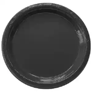 Plato Carton Negro X 10