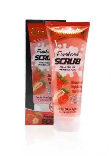 Facial Scrub · Exfoliante Facial En Gel De Frutilla Efecto Peeling