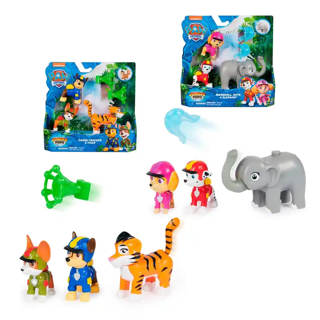 Paw Patrol Jungle Cachorros Y Mascotas