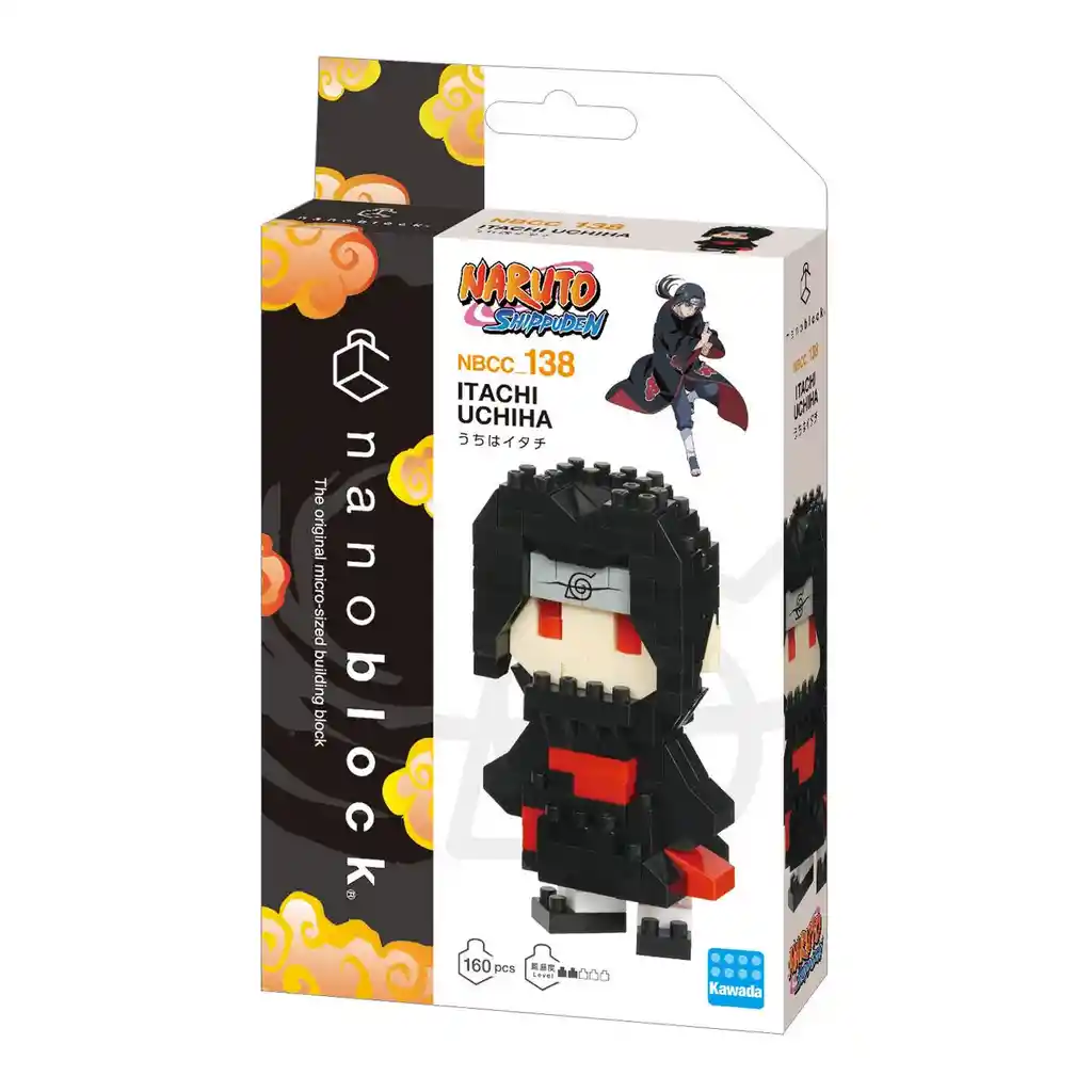 Figura Nanoblock Serie Naruto Shippuden De Bandai - Itachi Uchiha