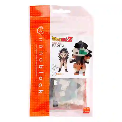 Figura Nanoblock Serie Dragon Ball Z De Bandai - Raditz