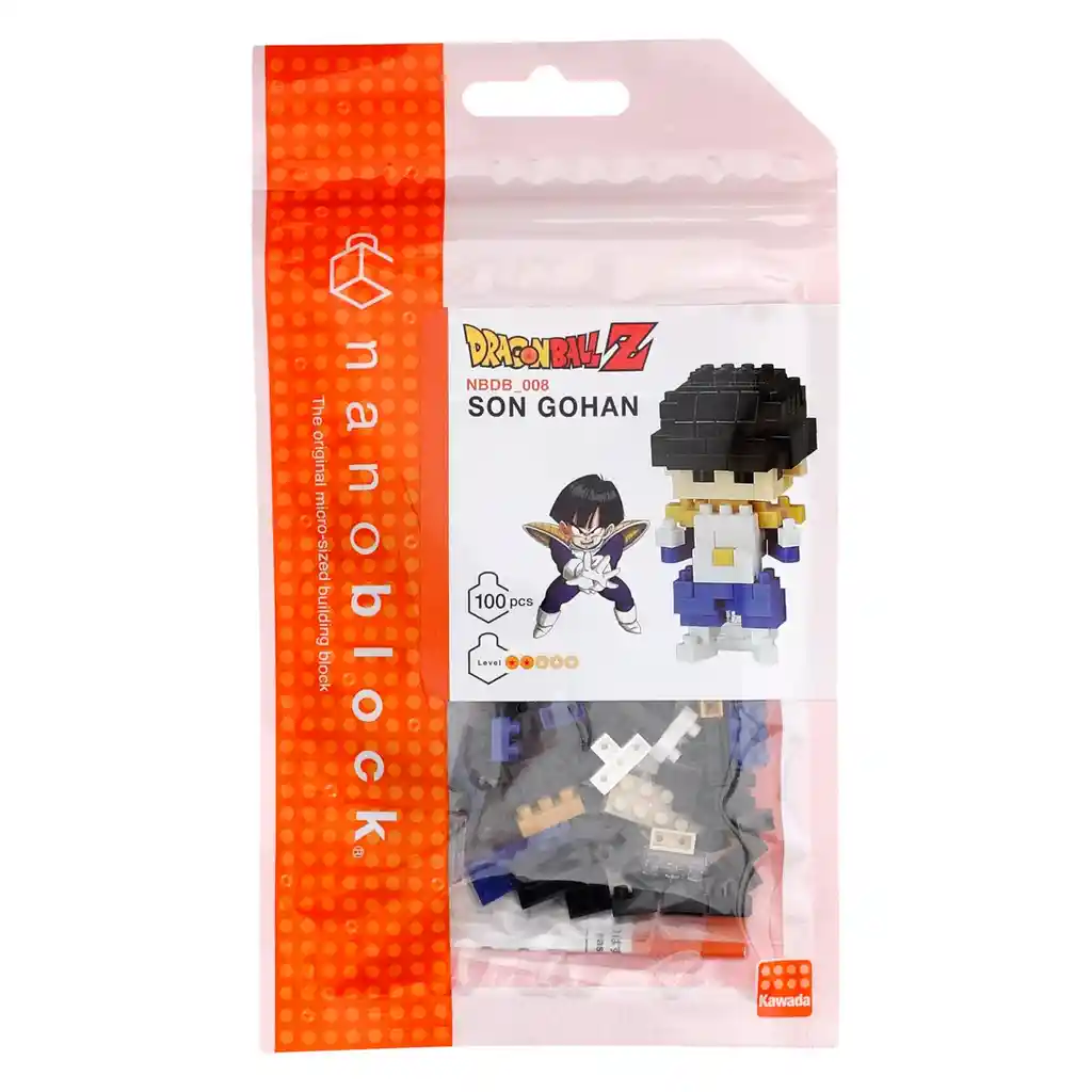 Figura Nanoblock Serie Dragon Ball Z De Bandai - Son Gohan