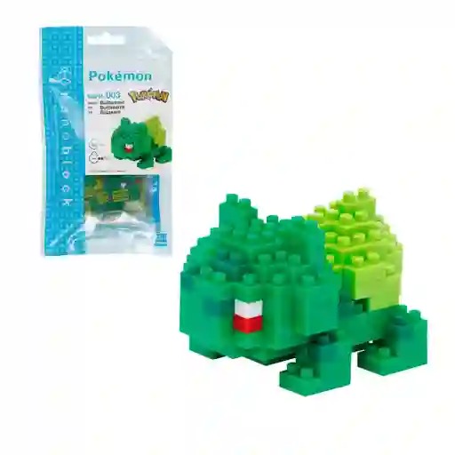 Figura Nanoblock Serie Pokemon De Bandai - Bulbasaur