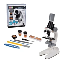 Microscopio 100x 400x 1200x Con 3 Accesorios