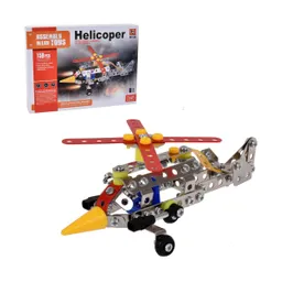 Mecano Metalico Helicoptero 159 Piezas