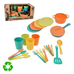 Playset Cocina 25 Piezas Material Reciclable