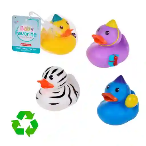 Patitos Con Diseño Para Bañera