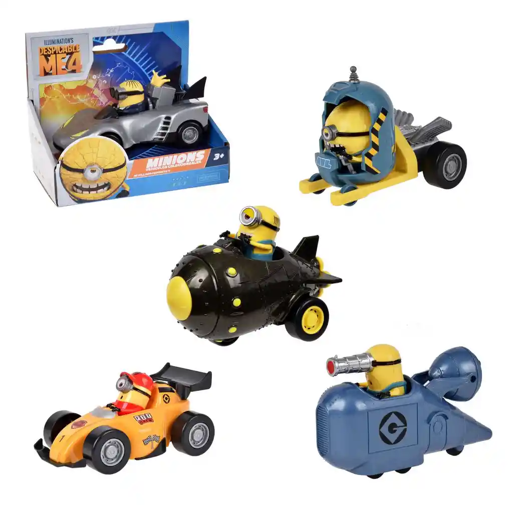 Vehiculo A Friccion 13 Cms Mi Villano Favorito Minions