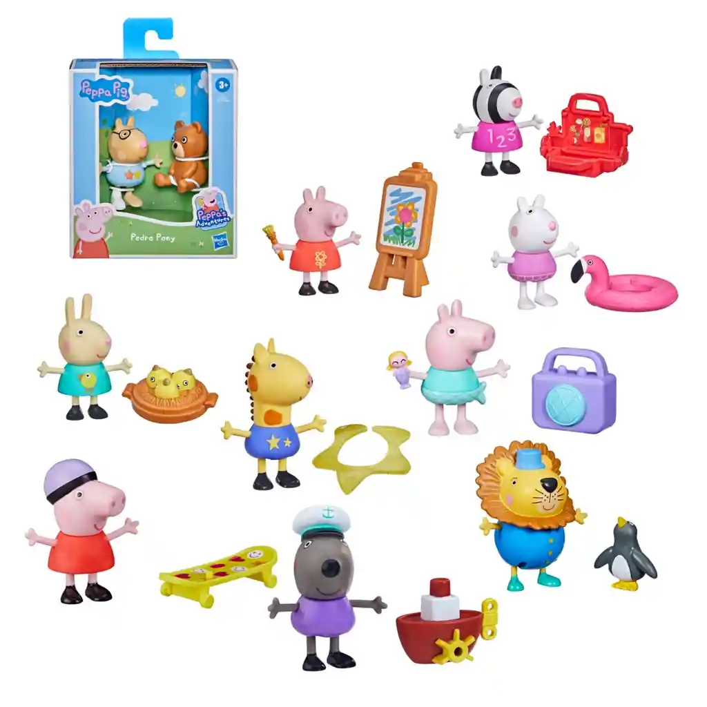 Figura Peppa Pig Amigos Divertidos