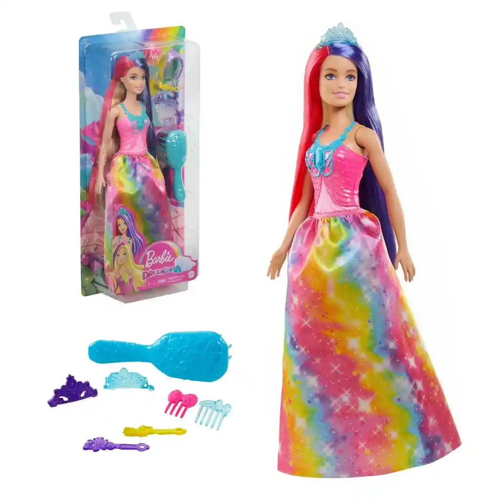 Barbie Dreamtopia Princesa Peinados Fantasticos Mattel - Princesa