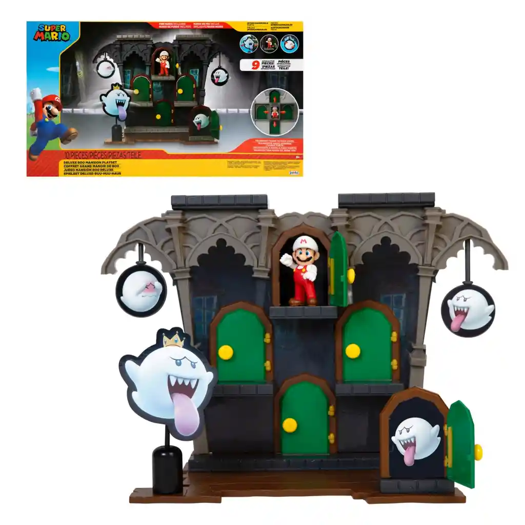 Nintendo Playset Super Mario Dlx Boo Mansion Intek