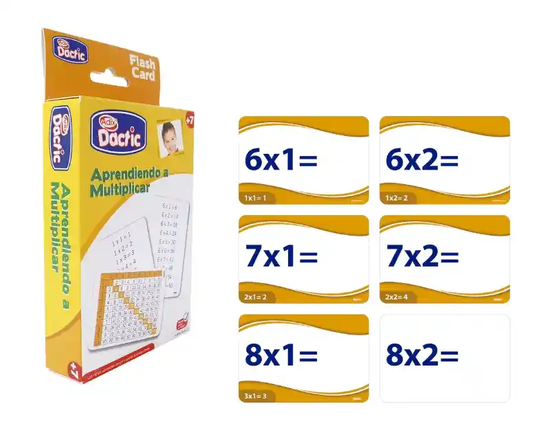 Lamina Multiplicar 12x8 Cm Dactic