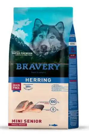 Bravery - Herring Mini Senior 8+ (adulto Small Breeds) 2 Kg