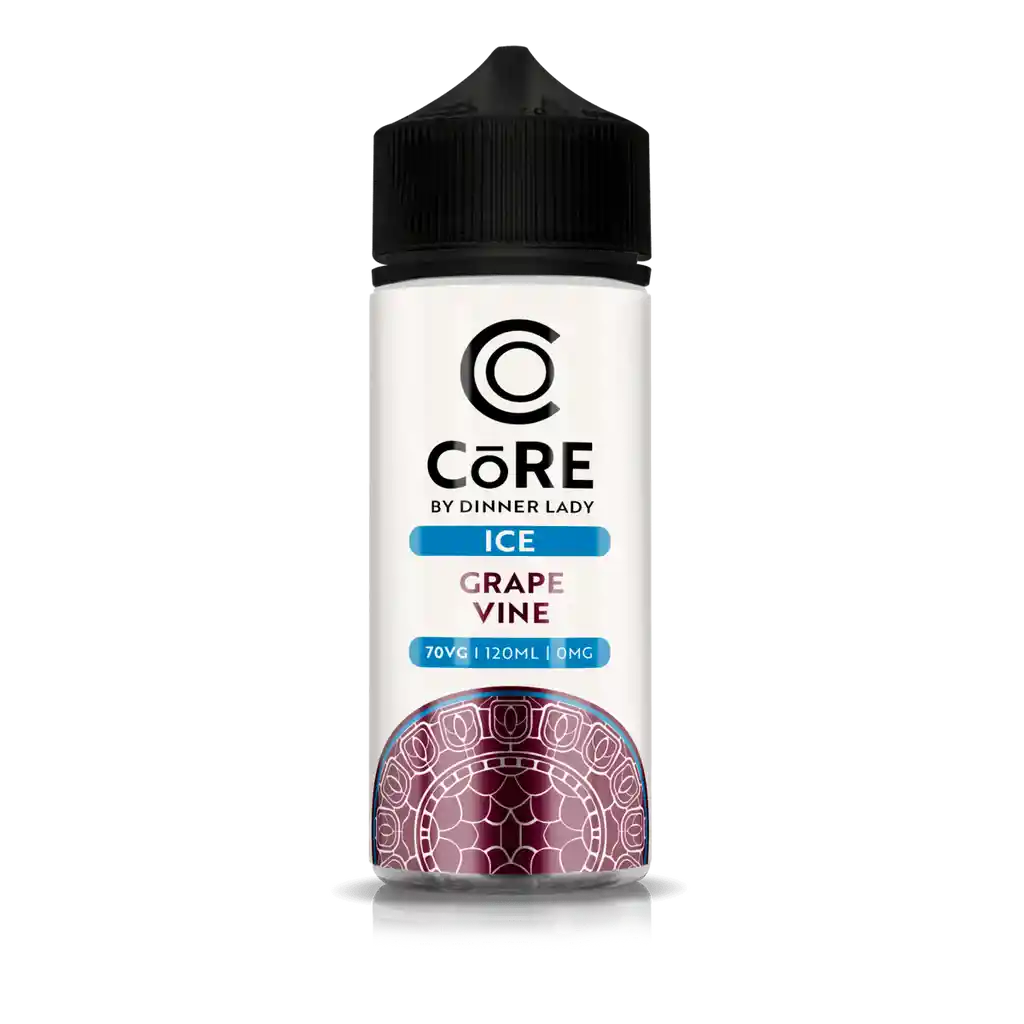 E-liquid Líquido Vaporizador Grape Vine 120ml 0% - Core Ice By Dinner Lady