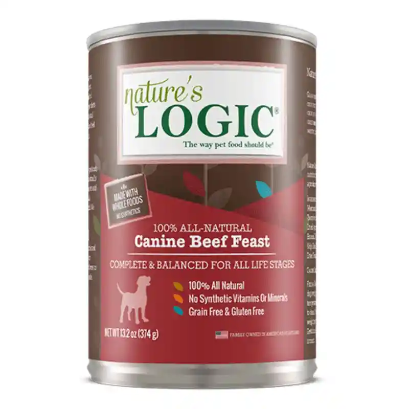 Natures Humedo Logic Beef Feast Dog 374g