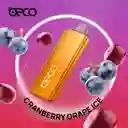 Vaporizador Desechable Beco Cranberry Grape Ice