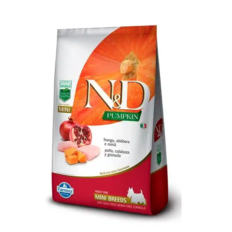 Nd Canino Pumpkin Mini Adulto Pollo 2,5kg