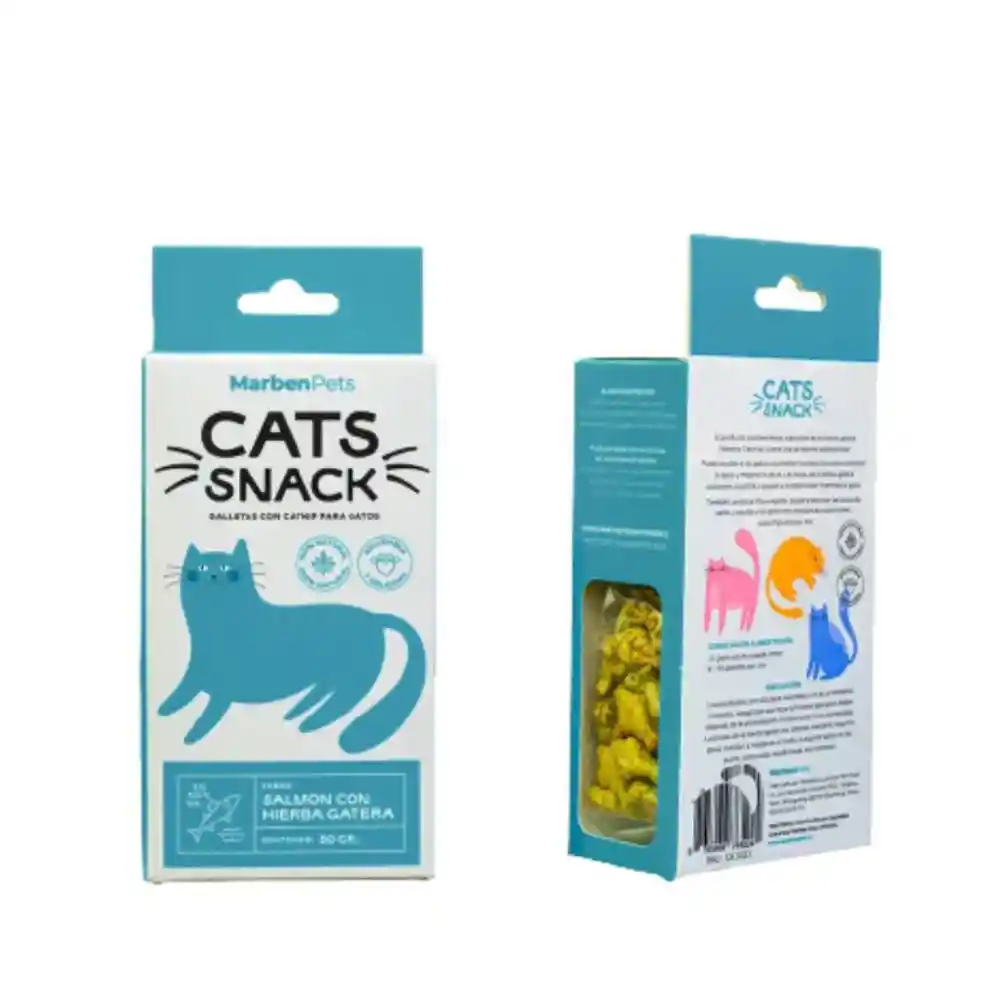 Cats Snacks Marben Pets Hierba Gatera Salmon