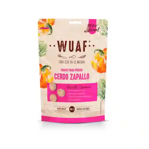 Wuaf Snack Receta Casera Cerdo Zapallo 100gr