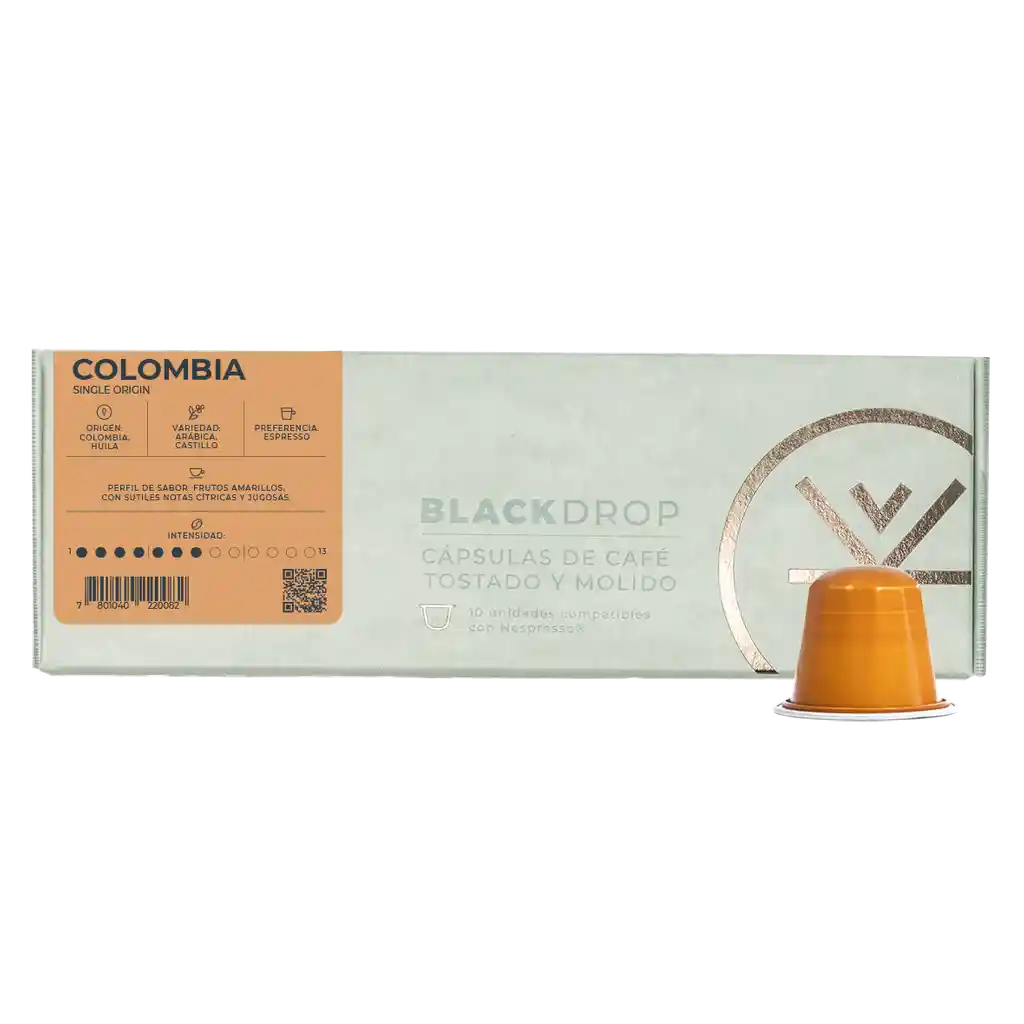 Cápsula De Café Single Origin Colombia