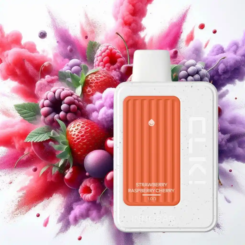 Innobar Clk! Strawberry Raspberry Cherry Prefilled Pod Kit 5000puffs 5%