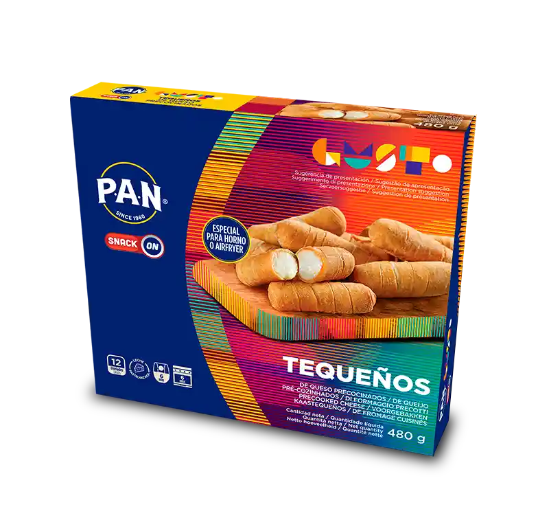 Tequeños De Queso P.a.n. 12 Unidades