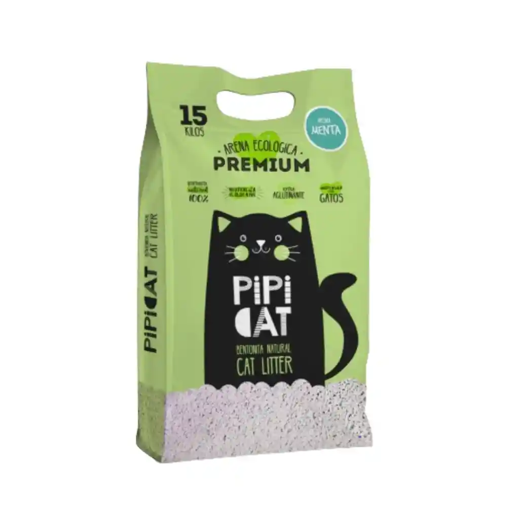 Pipicat, Arena Sanitaria Aroma Menta (15 Kg)