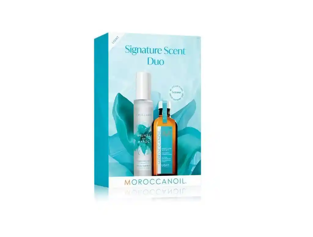 Kit Moroccanoil Duo Fragancia Exclusiva Aceite Light + Bruma