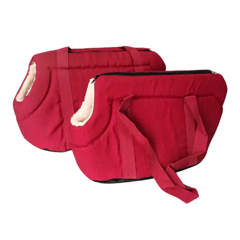 Bolso De Viaje Para Mascotas Talla L - Rojo